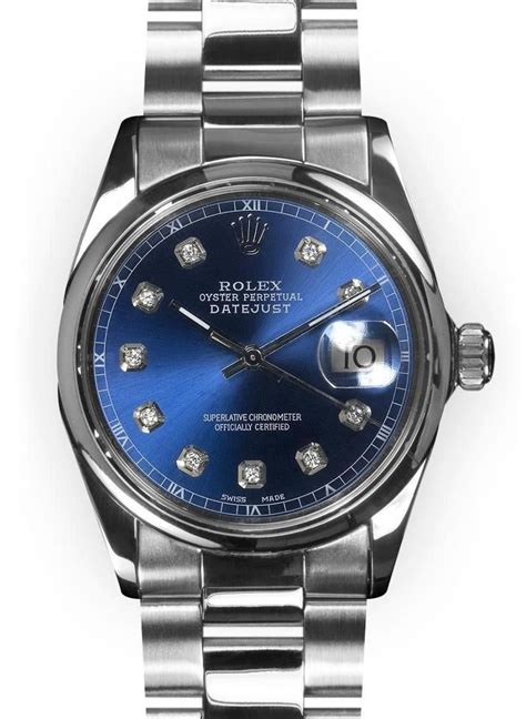 rolex 69170|ladies blue face Rolex.